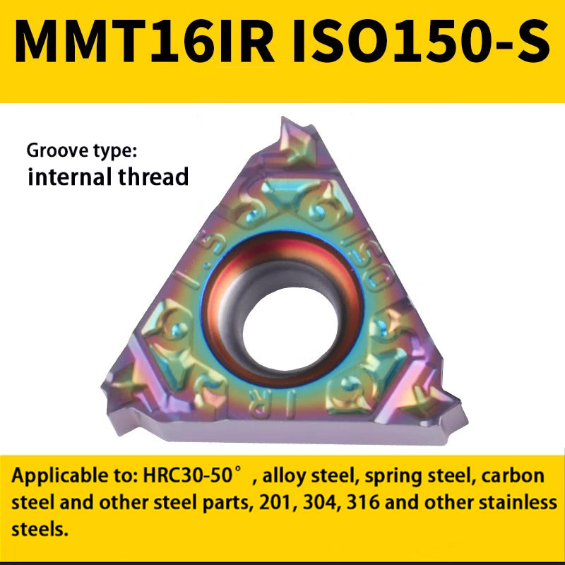 94-Colorful internal/external thread blade MMT 16IR/ER1.5-3.0 teeth steel parts high hardness special Shandong Denso Pricision Tools Co.,Ltd.