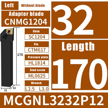 3033-MCGNR diamond blade for 91 degree turning tool