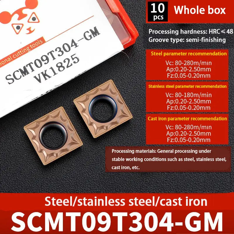 77-SCMT09T304 small square single-sided boring insert Shandong Denso Pricision Tools Co.,Ltd.