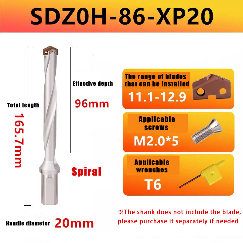 3012-Spade drill Deep hole drill Crown drill bar Violent drill Gun drill