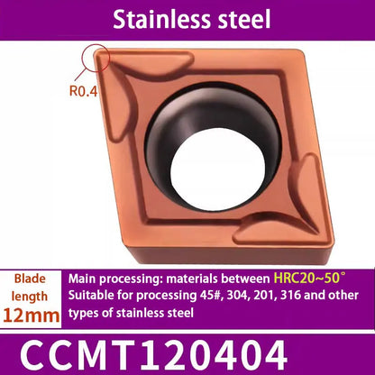 74-Diamond boring inserts CCMT09t304/308 outer circle inner hole insert Shandong Denso Pricision Tools Co.,Ltd.