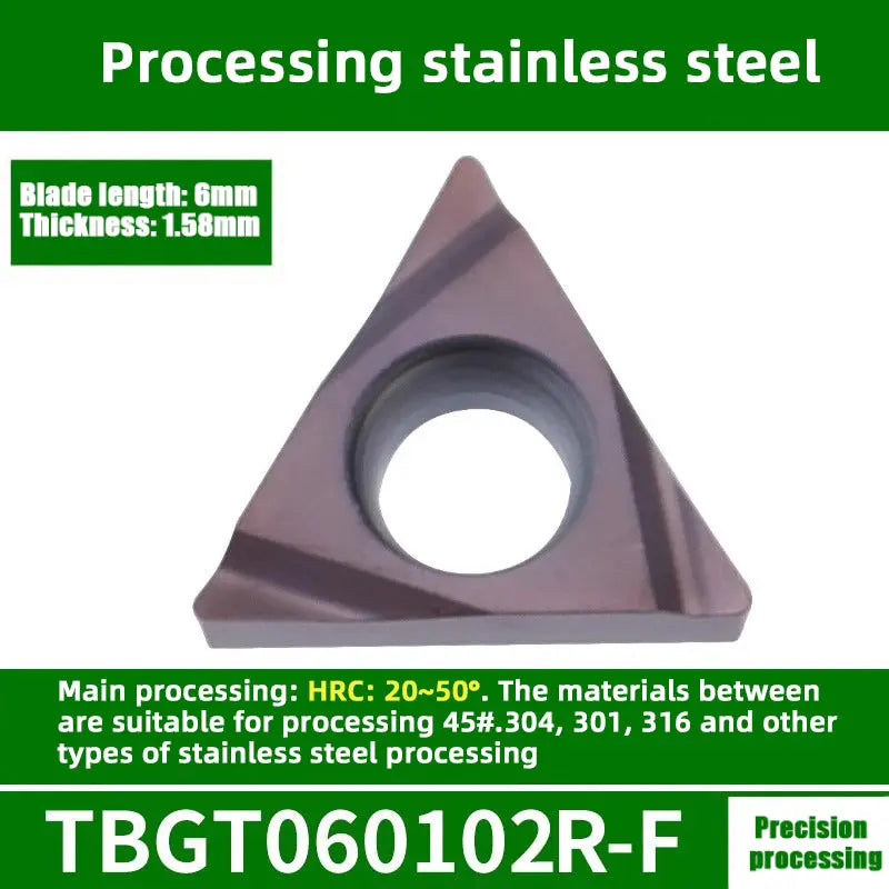 87-Fine boring blade TPGH08/TBGT06/TPGT09/TPGH1102 Steel parts Cast iron Stainless steel Shandong Denso Pricision Tools Co.,Ltd.