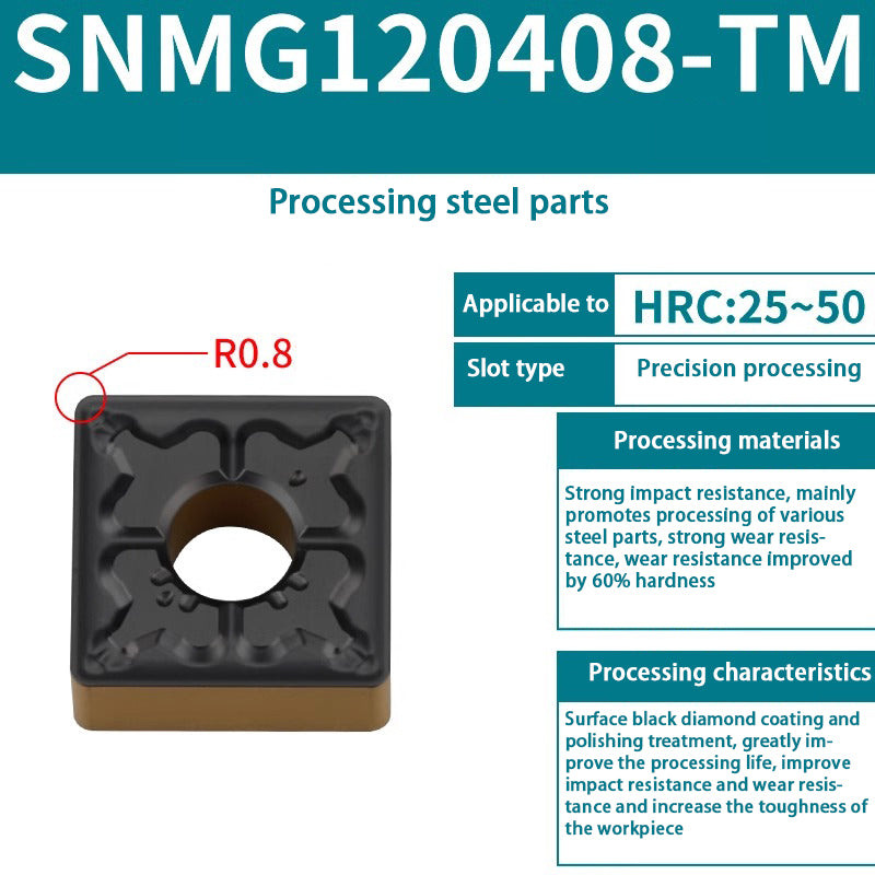 118-snmg120408/04 Stainless steel slotting carbide turning inserts Shandong Denso Pricision Tools Co.,Ltd.