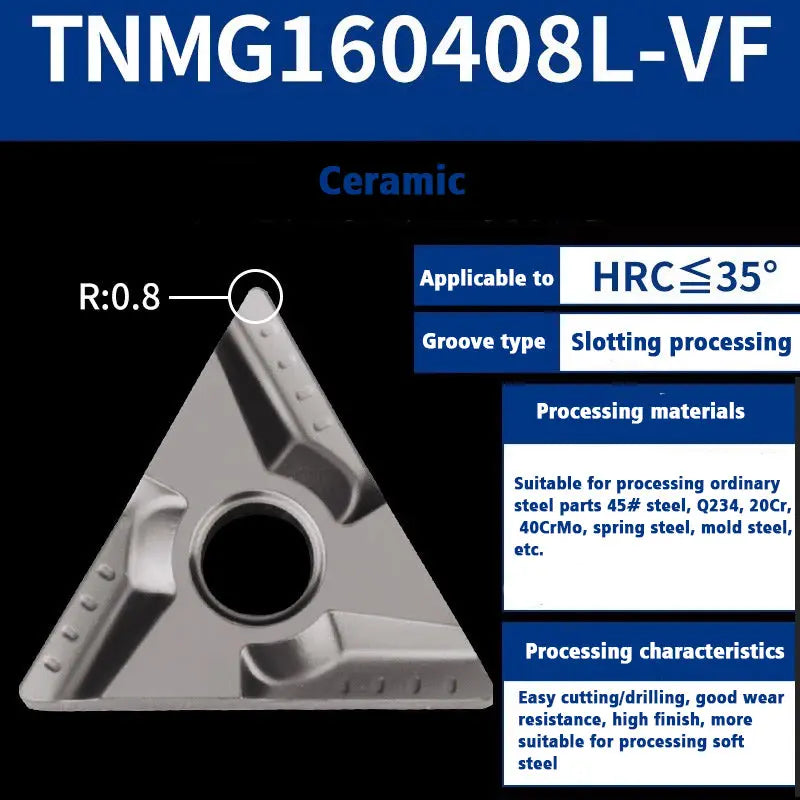 64-Ceramic blade TNMG1604 external turning tool Shandong Denso Pricision Tools Co.,Ltd.