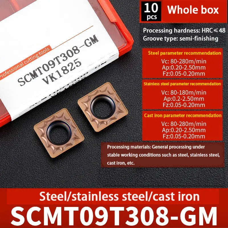 77-SCMT09T304 small square single-sided boring insert Shandong Denso Pricision Tools Co.,Ltd.