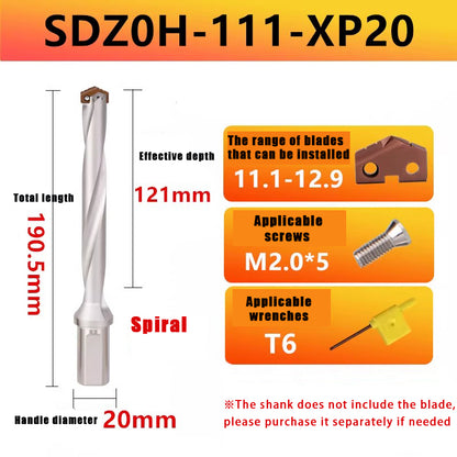 3012-Spade drill Deep hole drill Crown drill bar Violent drill Gun drill