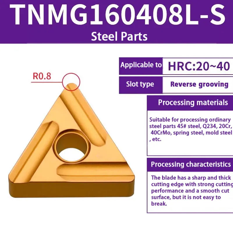 TNMG160404/08 triangle alloy cutter head Shandong Denso Pricision Tools Co.,Ltd.