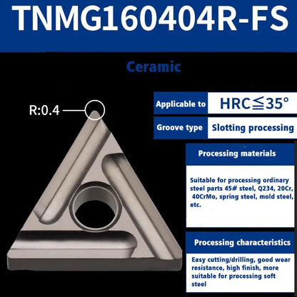 64-Ceramic blade TNMG1604 external turning tool Shandong Denso Pricision Tools Co.,Ltd.