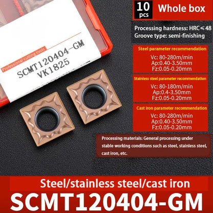 77-SCMT09T304 small square single-sided boring insert Shandong Denso Pricision Tools Co.,Ltd.