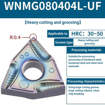 71-WNMG080408/04 Hardened alloy wear-resistant cutter head for steel parts Shandong Denso Pricision Tools Co.,Ltd.