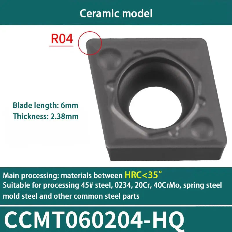 74-Diamond boring inserts CCMT09t304/308 outer circle inner hole insert Shandong Denso Pricision Tools Co.,Ltd.