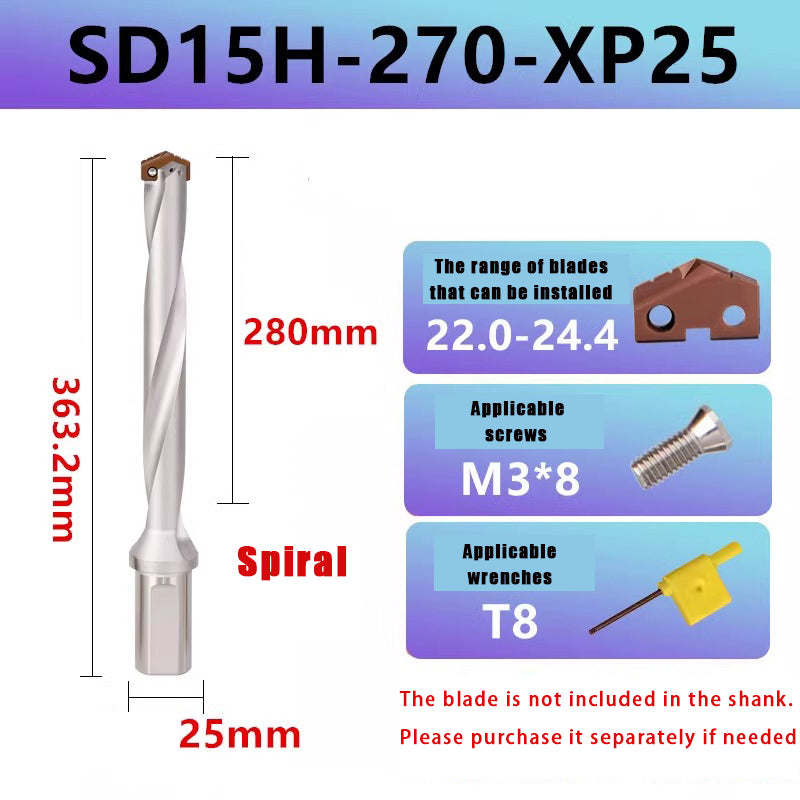 3013-Spade drill deep hole drill crown drill violent drill