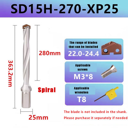 3013-Spade drill deep hole drill crown drill violent drill