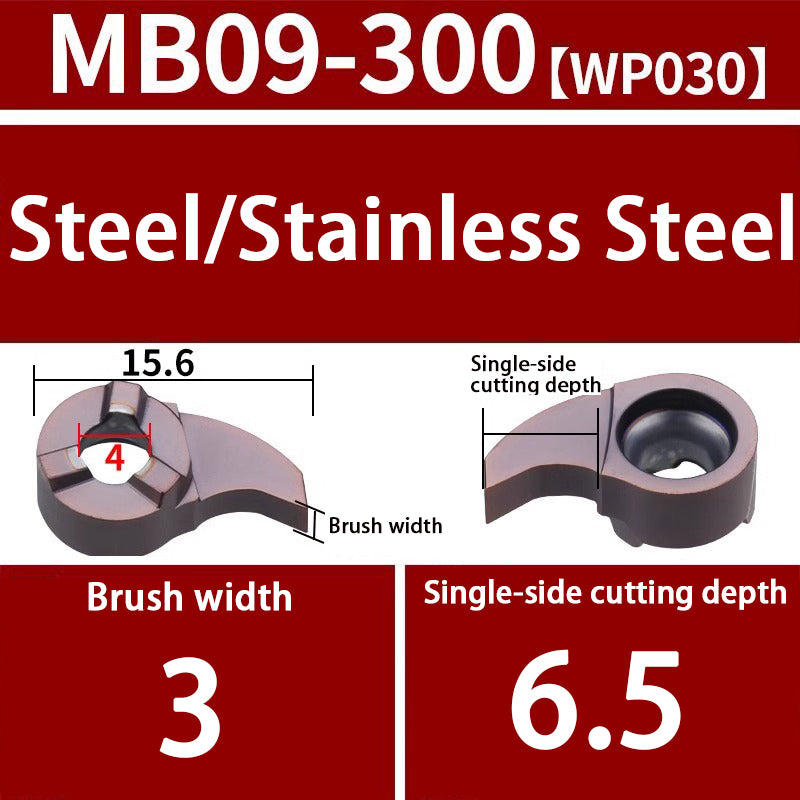 103-comma blade MB09GR/07GR/05GR small hole grooving tool bar inner hole cutting tool Shandong Denso Pricision Tools Co.,Ltd.