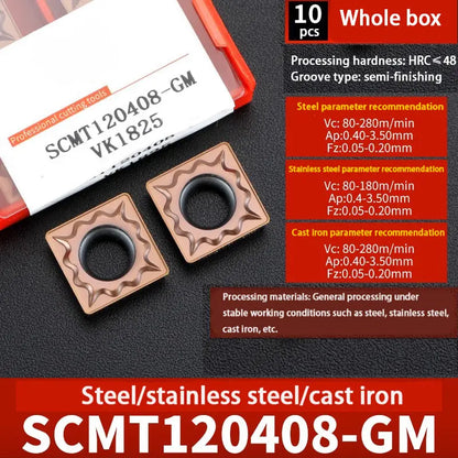 77-SCMT09T304 small square single-sided boring insert Shandong Denso Pricision Tools Co.,Ltd.