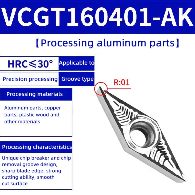 85-VBMT/VCMT/VCGT/VBGT tungsten steel blade diamond head Shandong Denso Pricision Tools Co.,Ltd.