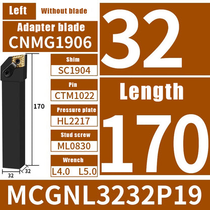 3033-MCGNR diamond blade for 91 degree turning tool