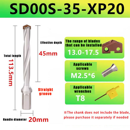 3012-Spade drill Deep hole drill Crown drill bar Violent drill Gun drill