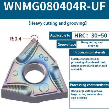 71-WNMG080408/04 Hardened alloy wear-resistant cutter head for steel parts Shandong Denso Pricision Tools Co.,Ltd.