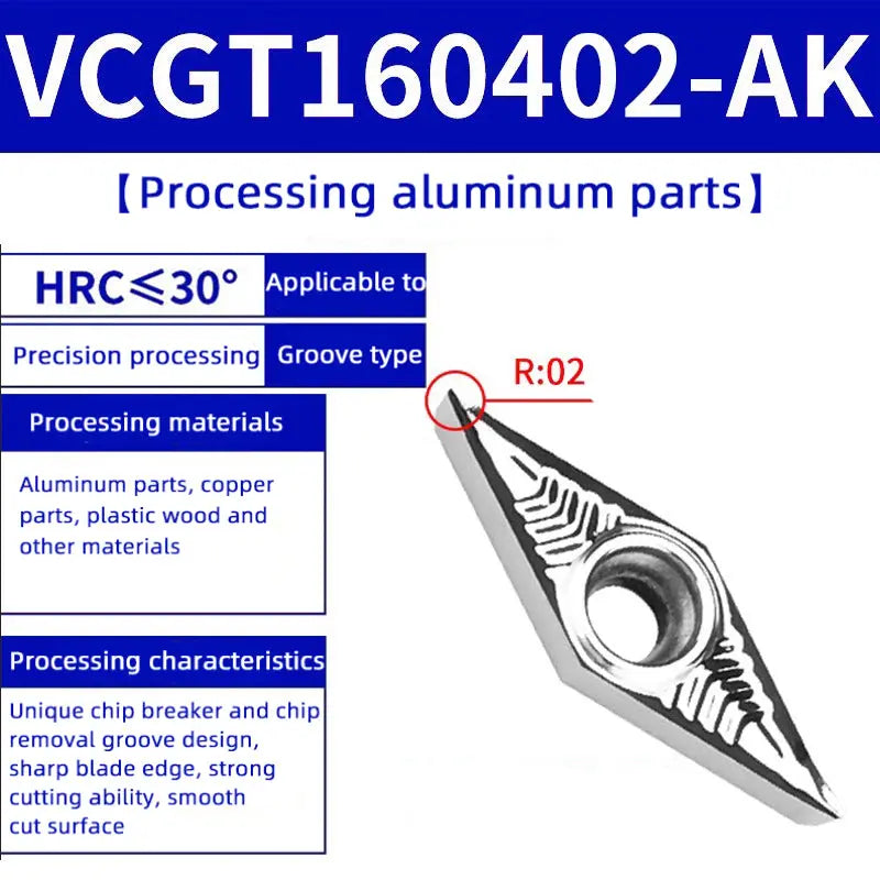 85-VBMT/VCMT/VCGT/VBGT tungsten steel blade diamond head Shandong Denso Pricision Tools Co.,Ltd.