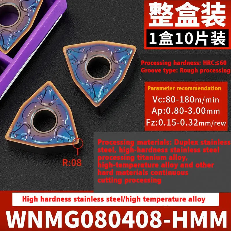 WNMG0804 steel parts cast iron stainless steel special insert Shandong Denso Pricision Tools Co.,Ltd.