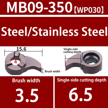 103-comma blade MB09GR/07GR/05GR small hole grooving tool bar inner hole cutting tool Shandong Denso Pricision Tools Co.,Ltd.