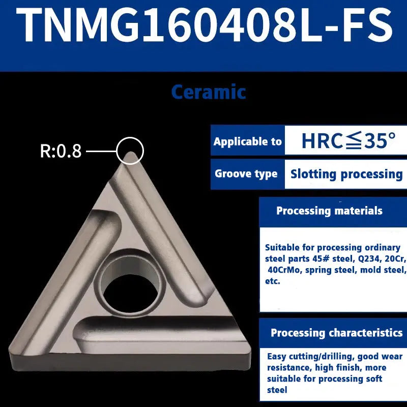 64-Ceramic blade TNMG1604 external turning tool Shandong Denso Pricision Tools Co.,Ltd.