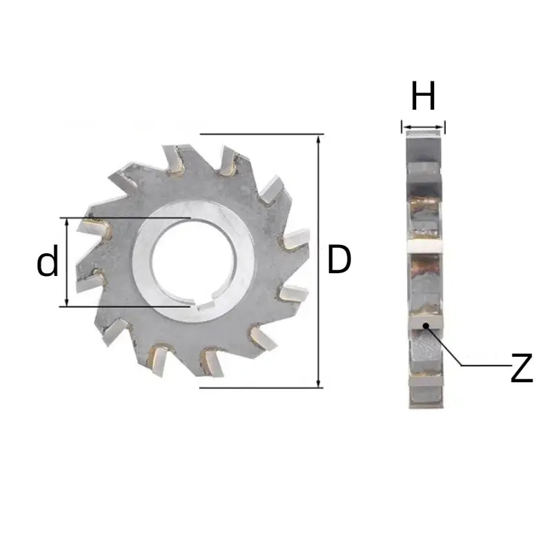 YG/YW disc milling cutter, carbide saw blade, tungsten steel three-sided blade Shandong Denso Pricision Tools Co.,Ltd.