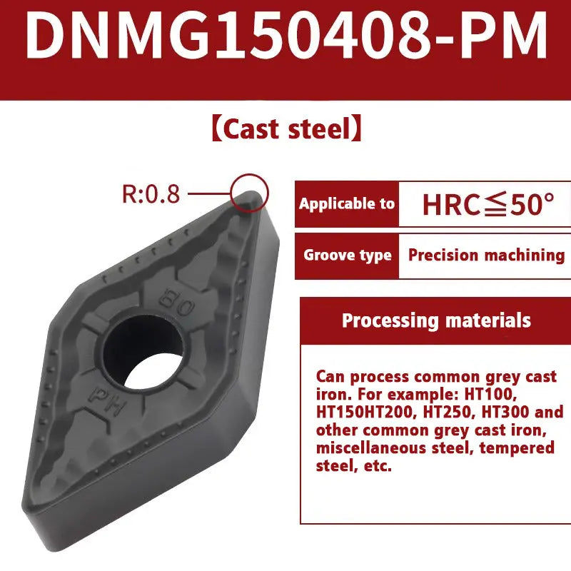 67-Turning tool blade 55 degree diamond DNMG1504 outer circle inner hole turning tool Shandong Denso Pricision Tools Co.,Ltd.