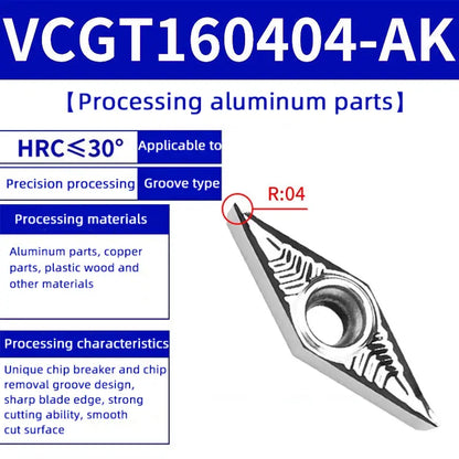 85-VBMT/VCMT/VCGT/VBGT tungsten steel blade diamond head Shandong Denso Pricision Tools Co.,Ltd.