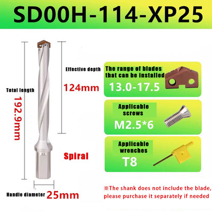 3012-Spade drill Deep hole drill Crown drill bar Violent drill Gun drill