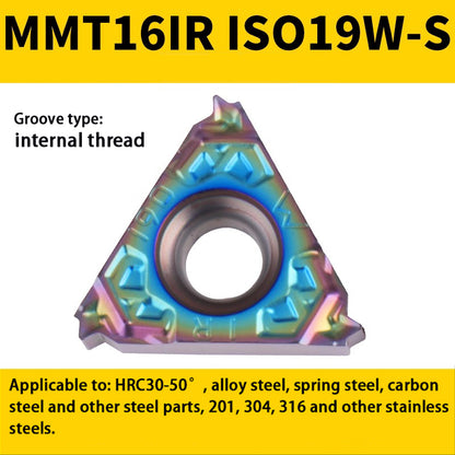 94-Colorful internal/external thread blade MMT 16IR/ER1.5-3.0 teeth steel parts high hardness special Shandong Denso Pricision Tools Co.,Ltd.