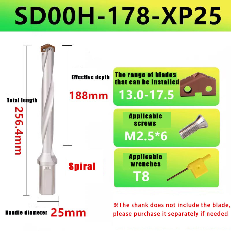 3012-Spade drill Deep hole drill Crown drill bar Violent drill Gun drill