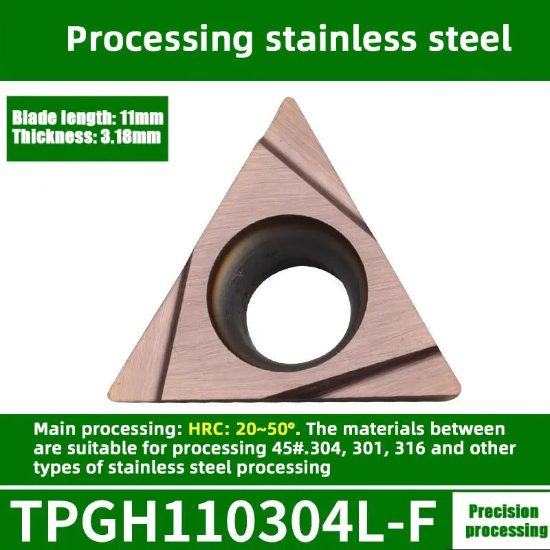 87-Fine boring blade TPGH08/TBGT06/TPGT09/TPGH1102 Steel parts Cast iron Stainless steel Shandong Denso Pricision Tools Co.,Ltd.