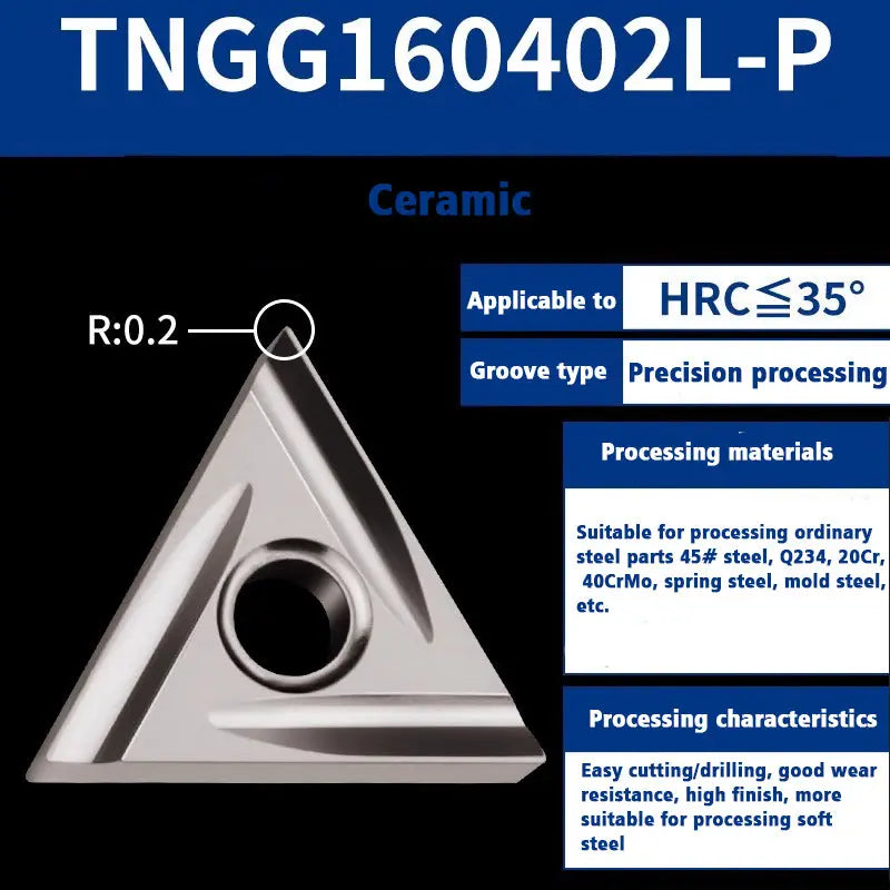 64-Ceramic blade TNMG1604 external turning tool Shandong Denso Pricision Tools Co.,Ltd.