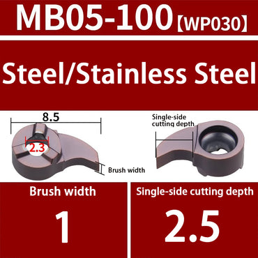 103-comma blade MB09GR/07GR/05GR small hole grooving tool bar inner hole cutting tool Shandong Denso Pricision Tools Co.,Ltd.