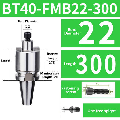 4005 BT40-FMA FMB16/22/27/32/40/60 Metric Milling Tool Handle Lathe Face Milling Cutter Tool Holder