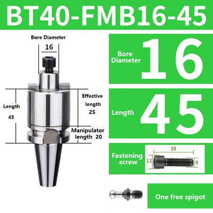 4005 BT40-FMA FMB16/22/27/32/40/60 Metric Milling Tool Handle Lathe Face Milling Cutter Tool Holder