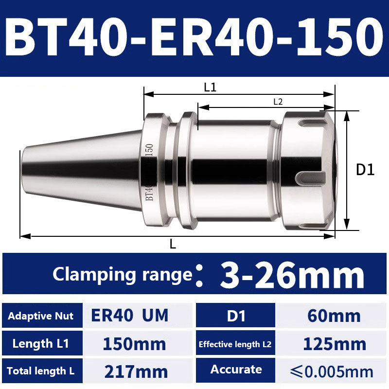 4002 BT40-ER11/16/20/25/32/40/50 Milling Tool Holder CNC Machining Center Spindle Tool Holder