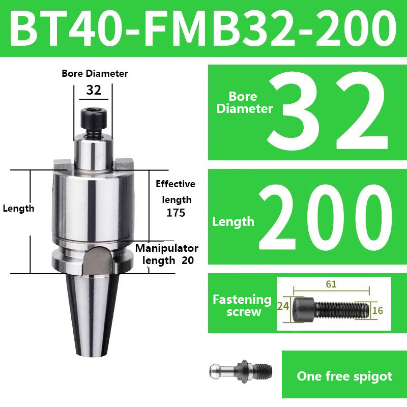 4005 BT40-FMA FMB16/22/27/32/40/60 Metric Milling Tool Handle Lathe Face Milling Cutter Tool Holder