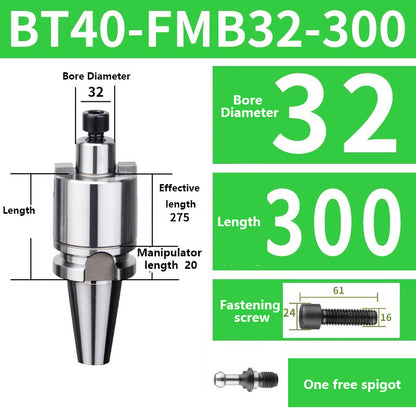 4005 BT40-FMA FMB16/22/27/32/40/60 Metric Milling Tool Handle Lathe Face Milling Cutter Tool Holder