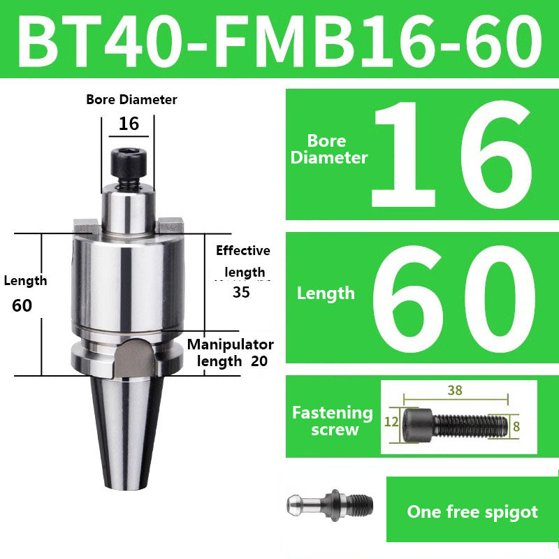 4005 BT40-FMA FMB16/22/27/32/40/60 Metric Milling Tool Handle Lathe Face Milling Cutter Tool Holder