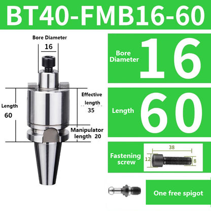 4005 BT40-FMA FMB16/22/27/32/40/60 Metric Milling Tool Handle Lathe Face Milling Cutter Tool Holder