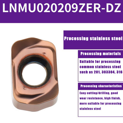 3006-CNC double-sided fast feed milling insert Toshiba LNMU0303ZER-MJ