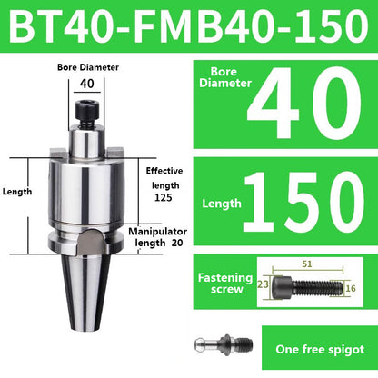 4005 BT40-FMA FMB16/22/27/32/40/60 Metric Milling Tool Handle Lathe Face Milling Cutter Tool Holder