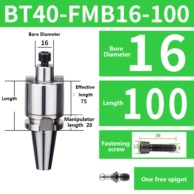 4005 BT40-FMA FMB16/22/27/32/40/60 Metric Milling Tool Handle Lathe Face Milling Cutter Tool Holder