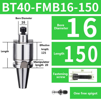 4005 BT40-FMA FMB16/22/27/32/40/60 Metric Milling Tool Handle Lathe Face Milling Cutter Tool Holder