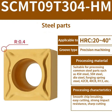 77-SCMT09T304 small square single-sided boring insert Shandong Denso Pricision Tools Co.,Ltd.