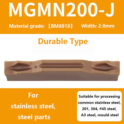 551 CNC grooving/cutting off inserts MGMN lathe end grain for steel/stainless steel cutting 【Pack of 10 tablets】 Shandong Denso Pricision Tools Co.,Ltd.