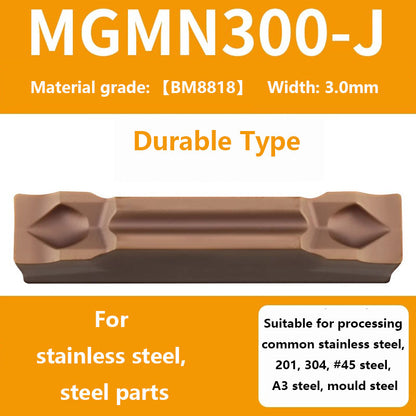 551 CNC grooving/cutting off inserts MGMN lathe end grain for steel/stainless steel cutting 【Pack of 10 tablets】 Shandong Denso Pricision Tools Co.,Ltd.